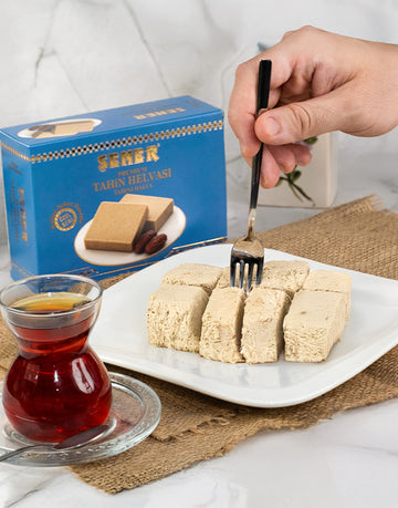 şener Rafine Şeker İlavesiz Yerli Susam Tahin Helvası Sade 400 gr