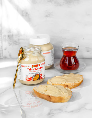 şener Tahin Kreması 350 gr Cam Kavanoz Krem Helva