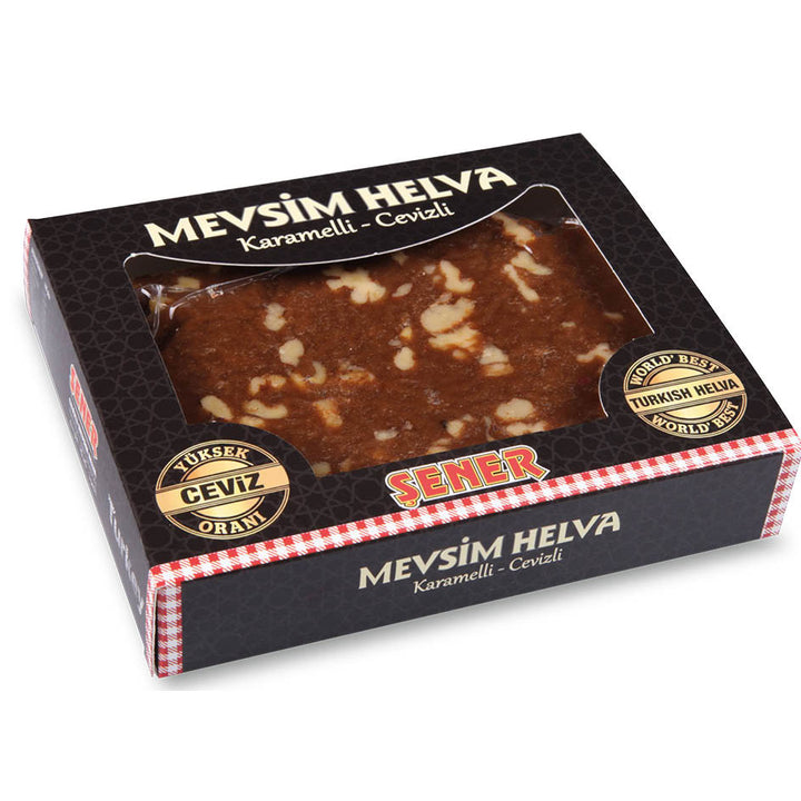 Cevizli Mevsim Helvası Karamelli 400 Ge