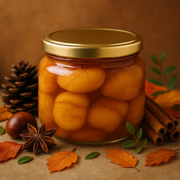 Kestane şekeri 500 gr Cam Kavanoz