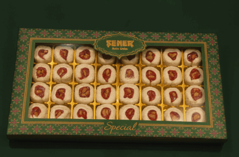 700 gr Yer fıstıklı Osmanlı Narlı Hediyelik Lokum