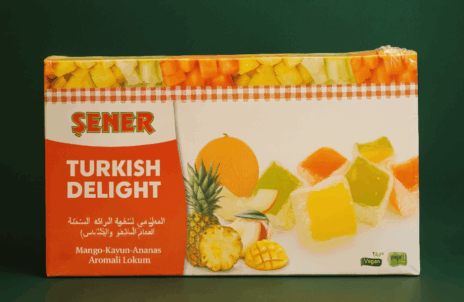 Mango-Kavun-Ananas Aromalı Lokum 350 gr