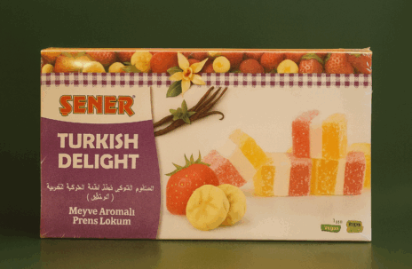 Meyve Aromalı Prens Lokum 350 gr