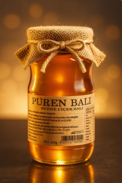 Püren balı 450 gr süzme