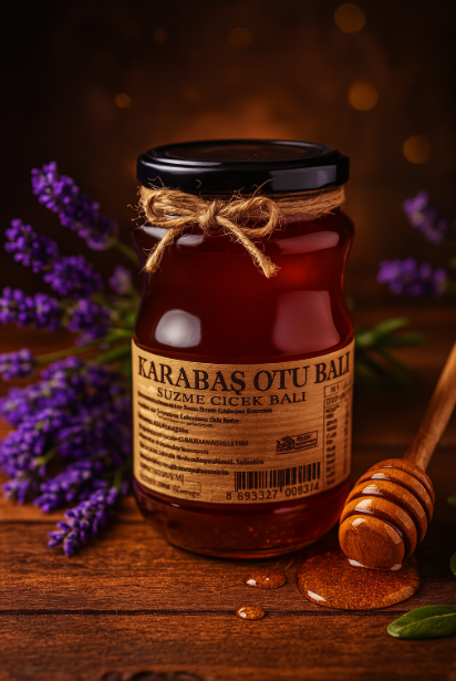 Karabaşotu balı 450 gr süzme