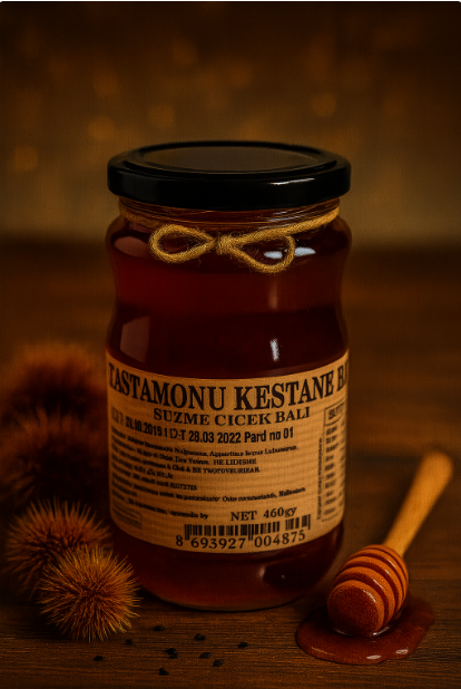 Kestane balı 450 gr süzme (KASTAMONU)