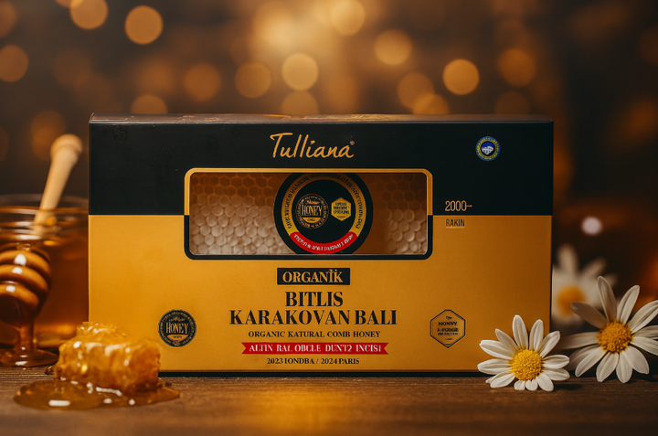 Organik Sertifikalı Polifloralı Karakovan Petek Balı 500 gr