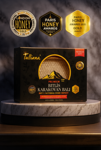 Premium Seri Polifloralı (Çok Çiçekli) Karakovan Petek Balı 500 gr