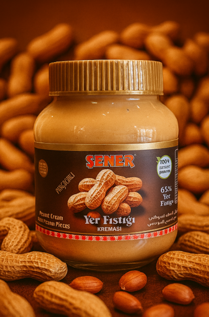 Parçacıklı Yer Fıstığı Kreması %35 Yer Fıstığı 330 gr