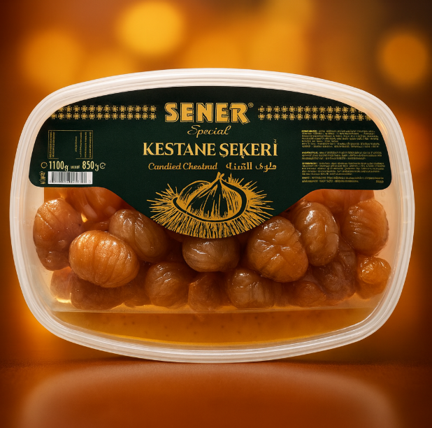 Kestane Şekeri Pvc Ambalaj Bürüt 1100 gr
