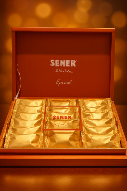 Kestane Şekeri Varak Ambalajlı Turuncu Kutu 21 Adet