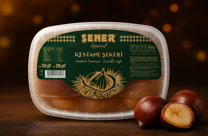 Kestane Şekeri Pvc Ambalaj Bürüt 250 gr