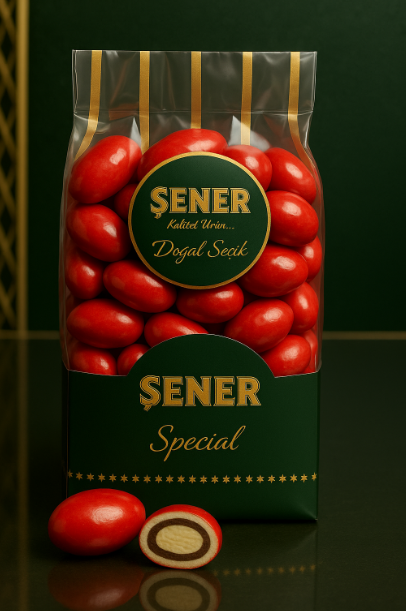 Kırmızı Badem Draje 250 gr