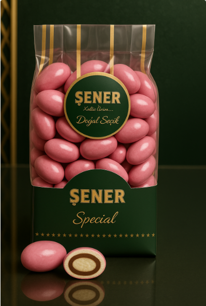 Pembe Badem Draje 250 Gr