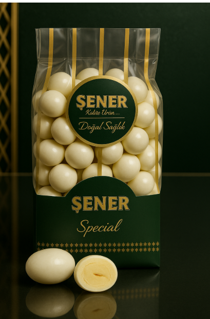 Beyaz Çikolatalı Fındık Draje 250 gr