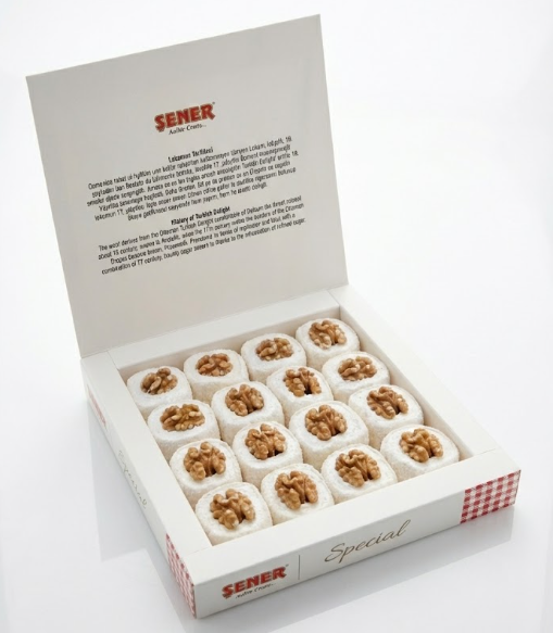 Cevizli Hindistan Cevizli Sultan Lokum 500 gr