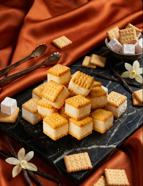 Mini Kıstırma Sade Lokum | Bisküvili Hindistan Cevizli Lokum 500 gr