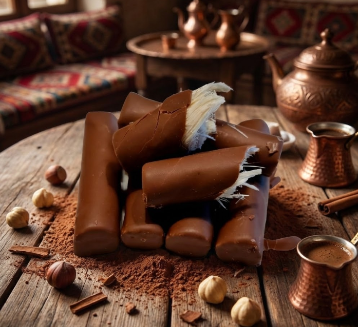 Çikolata Kaplı Met Helvası 250 gr