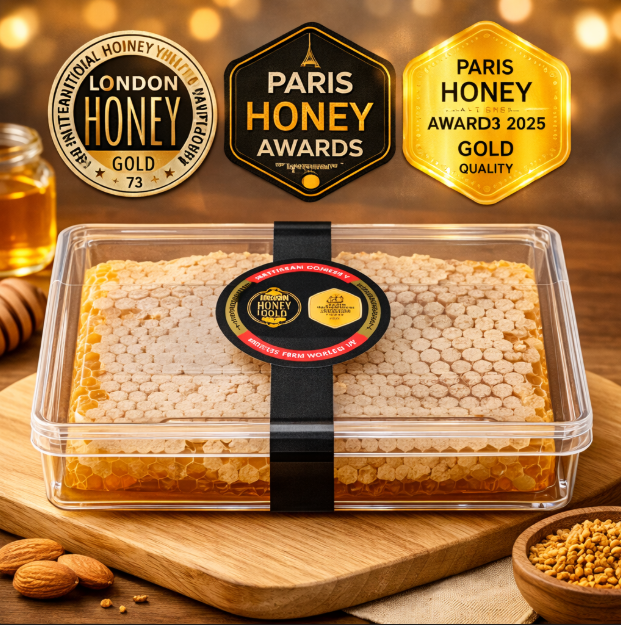 Premium Seri Polifloralı (Çok Çiçekli) Karakovan Petek Balı 500 gr