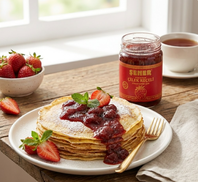 Çilek reçeli %70 premıum 400 gr