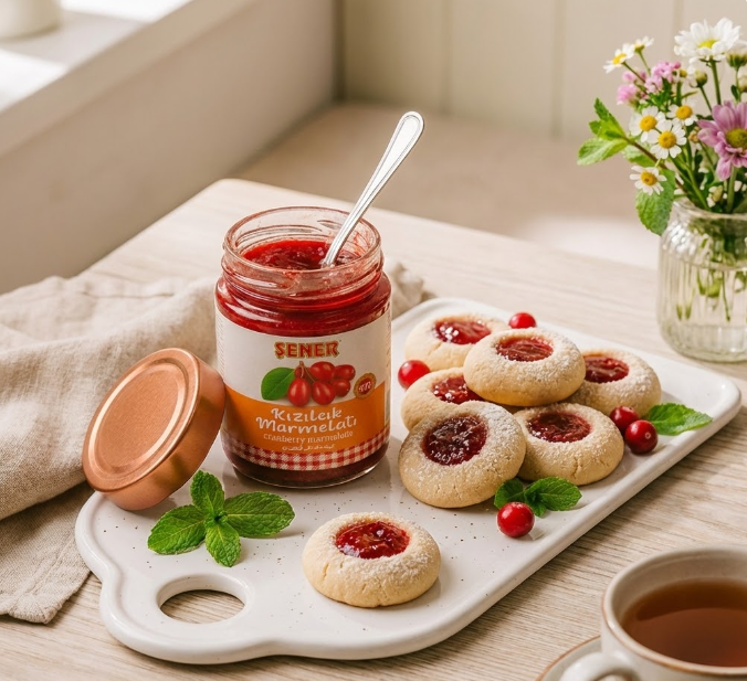 Kızılcık marmelatı %70 premıum 370 gr