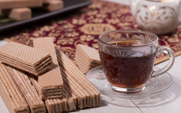 Kakaolu Gofret 450 gr (Glikozsuz-Pancar Şekerinden Üretilmiştir)