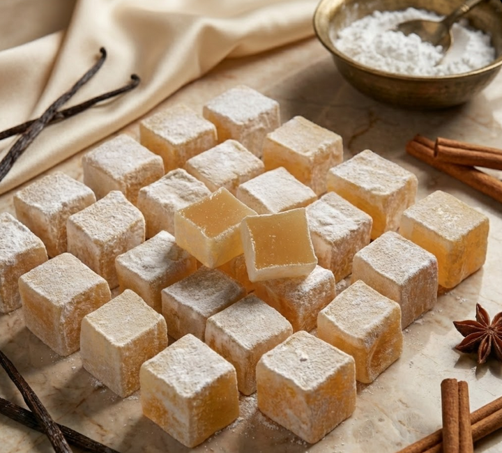 Sade Lokum | Klasik Pudra Kaplı Lokum 500 gr