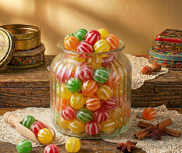 Çizgili Akide Şekeri 500 gr