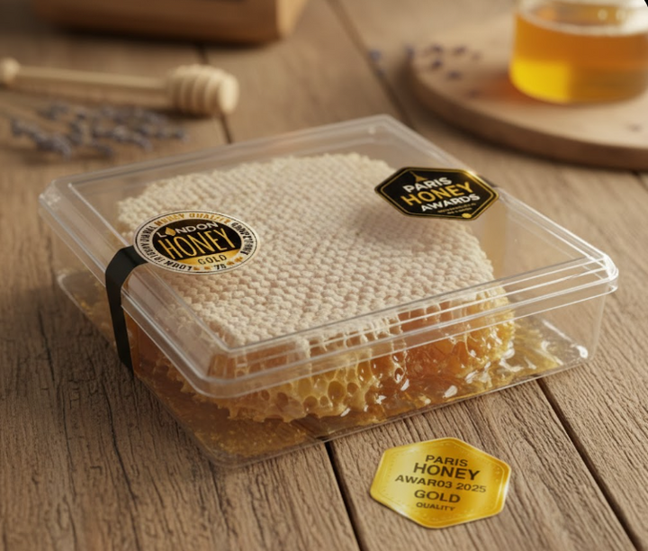 Premium Seri Polifloralı (Çok Çiçekli) Karakovan Petek Balı 1000 gr