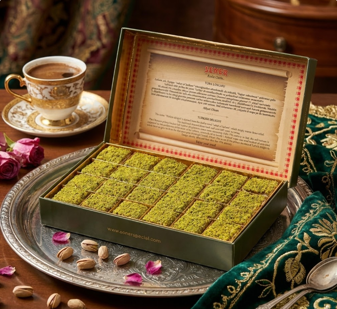 Fıstık Kaplamalı Çikolatalı Fıstıklı Baklava Dilimi 700 gr