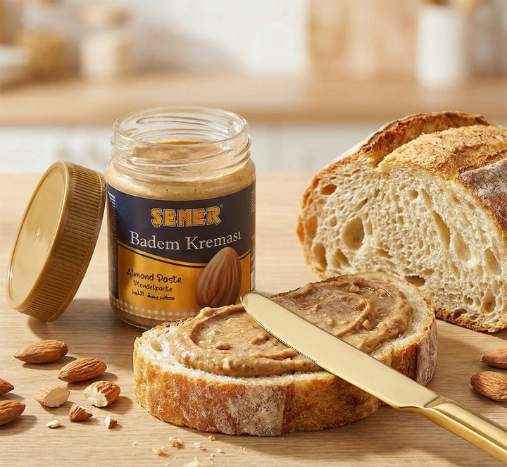 Parçacıklı Badem Kreması %35 Badem 330 gr