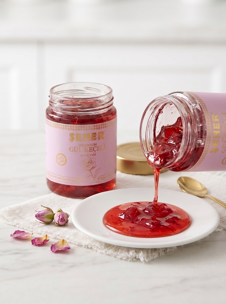Şener Special %70 Meyve Oranlı Gül Reçeli Premium 400 gr