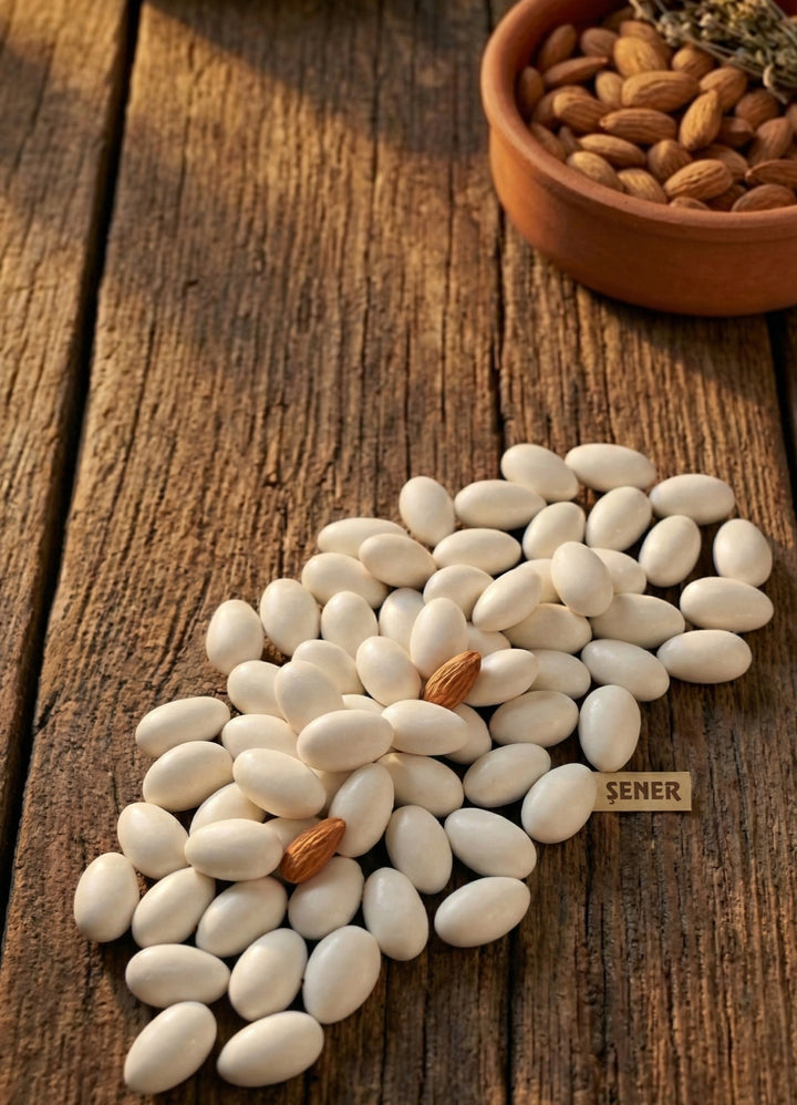 Beyaz Badem Şekeri 500 gr