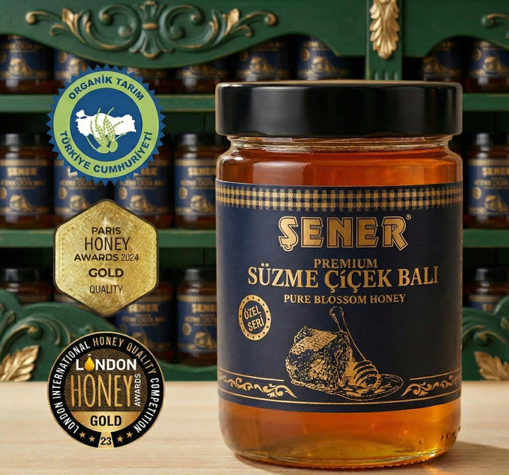 Şener Special Premium Seri Polifloralı (Çok Çiçekli) Ham Süzme Çiçek Balı 850 gr