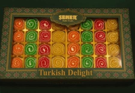 Meyveli hindistan cevizli 700 gr hediyelik lokum