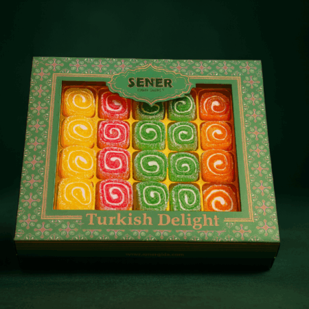 Karışık meyveli 350 gr hediyelik lokum