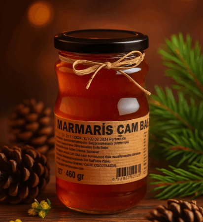 Marmaris çam balı 450 gr süzme