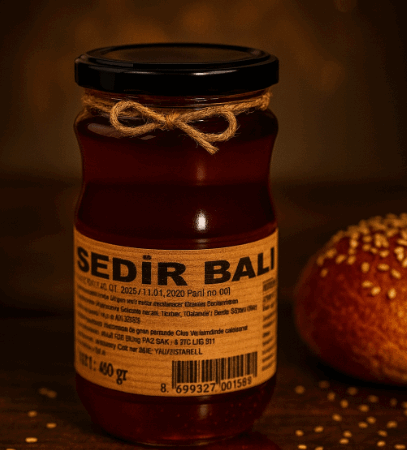 Sedir balı 450 gr süzme 
