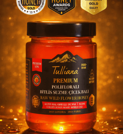 Premium Seri Polifloralı (Çok Çiçekli) Ham Süzme Çiçek Balı 850 gr