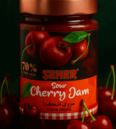 Vişne reçeli %70 premıum 400 gr